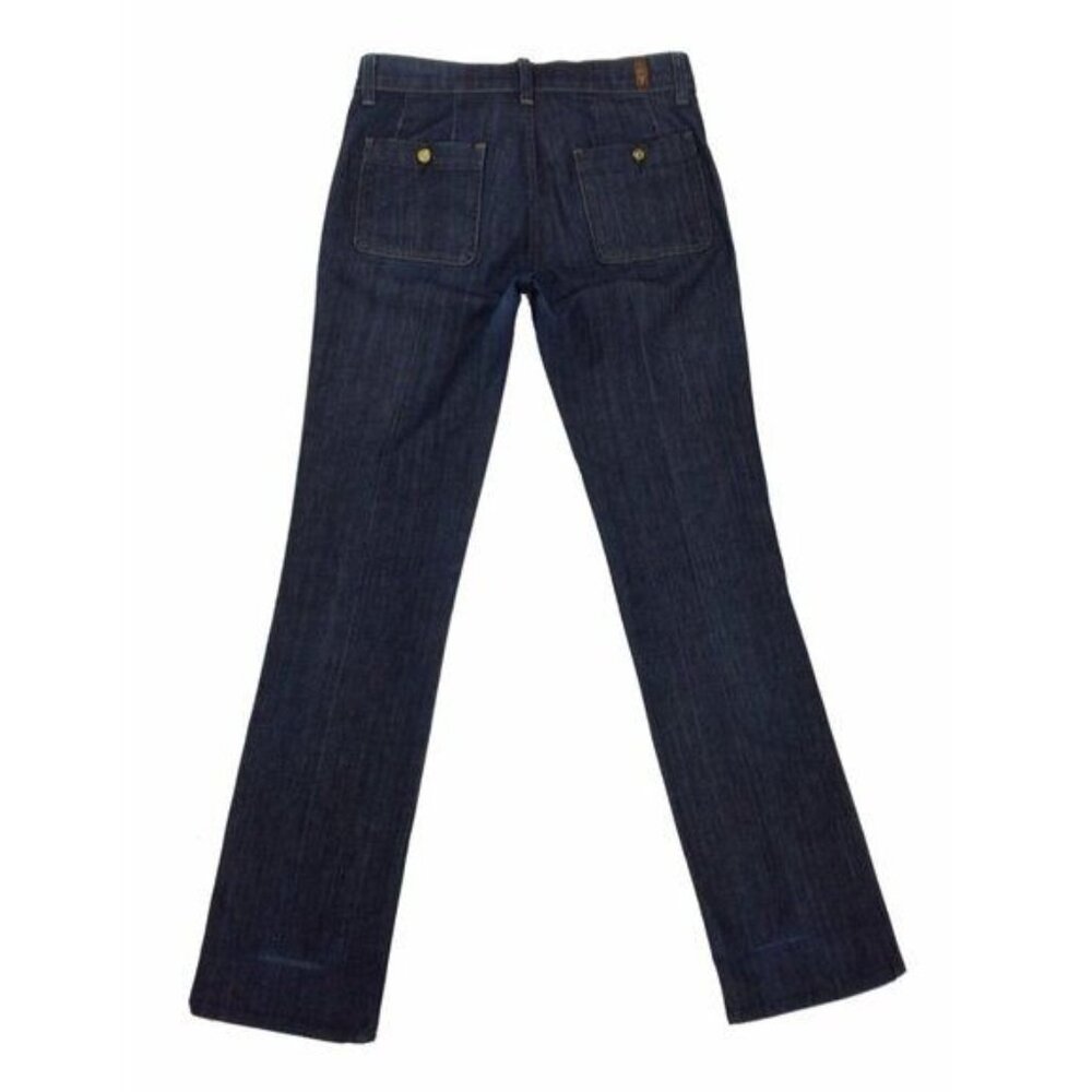 Vintage Y2K 7 For All Mankind Bootcut Low Rise Jeans 28 Streetwear Casual Denim - Picture 4 of 9